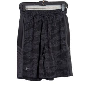 Under Armour Loose Black Gray Athletic Shorts Men's M